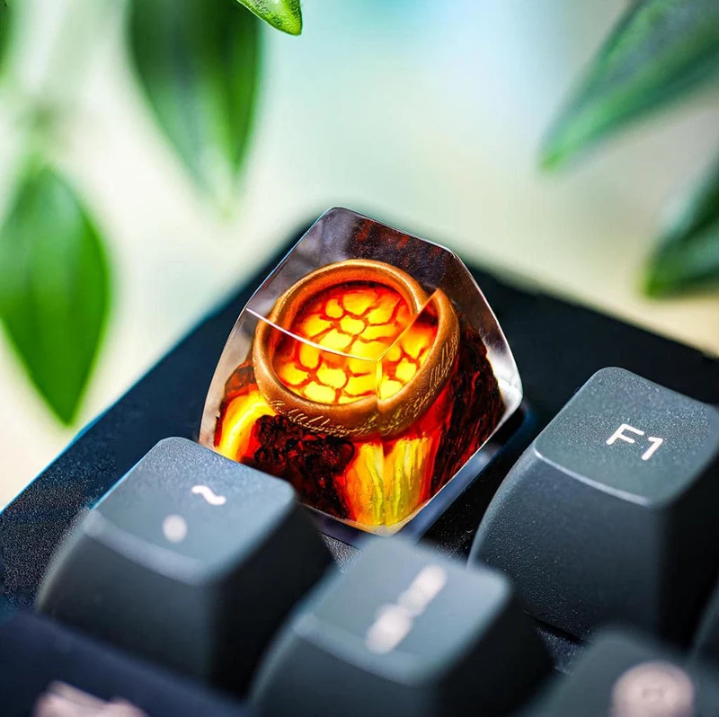 organism-resin-keycap-creactive-art-keyboard-decoration-anime-figure-movies-theme-3d-landscape-replaceable-keyboard-keys