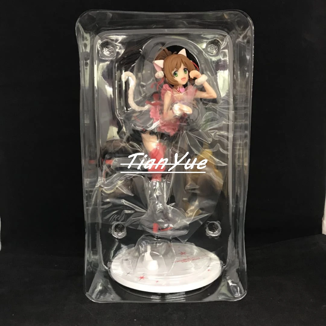 Anime The Idol master Maekawa Miku Cat girl figure toy 21cm