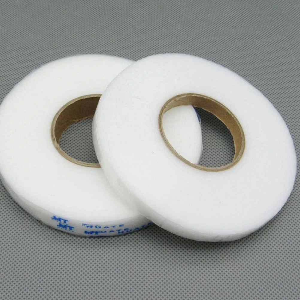 

Double-Sided Film Adhesive Interlining Tape 2cm White for Clothing Accessories Garment Fabric Fusing Tape Iron-on Strip Durable