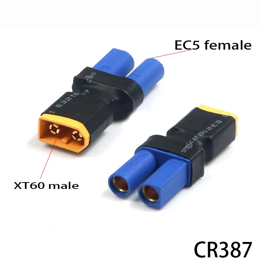 1pc EC5 Männlich Weiblich zu XT60 XT90 TRX T Stecker Männlich Weiblich Kein Draht Stecker Stecker Adapter für RC FPV fahrzeug Lipo Batterie Esc – Detail 5