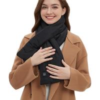 Electric Heated Scarf Electric Scarf Warmer With 3 Heating Settings Machine Washable Neck Heater Fast Heating Winter Scarf For