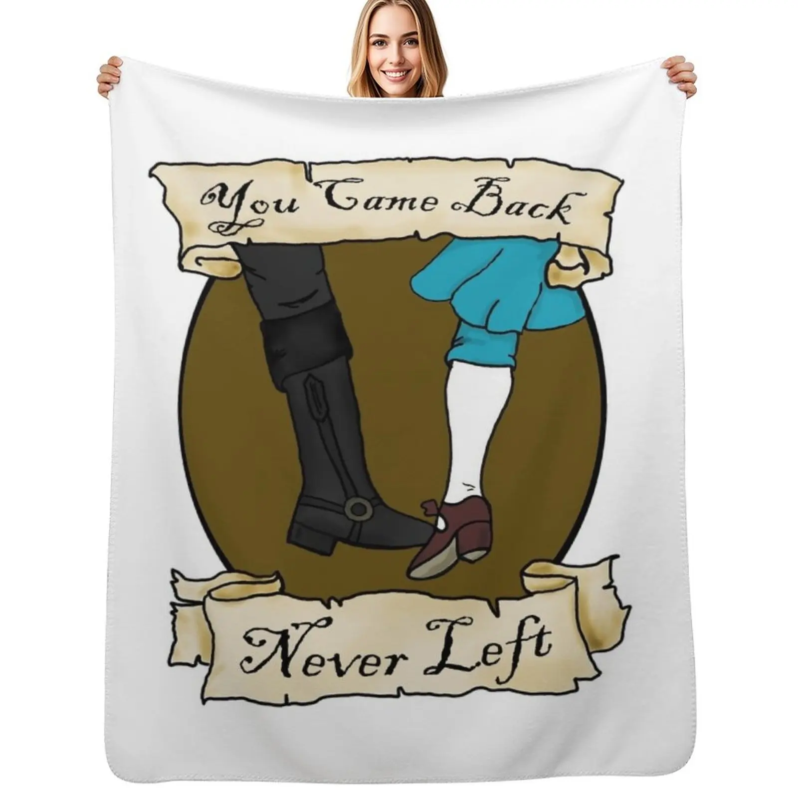

Never Left Throw Blanket Air Conditioner Soft Blanket for Office Home