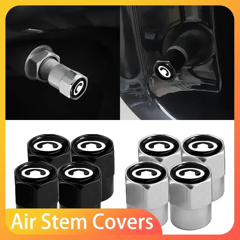 

4PCS Fashion Car Wheel Air Valve Dust Covers Accessories For Great Wall Hover H3 H5 M4 Poer Pao Voleex C30 Wingle 5 Florid