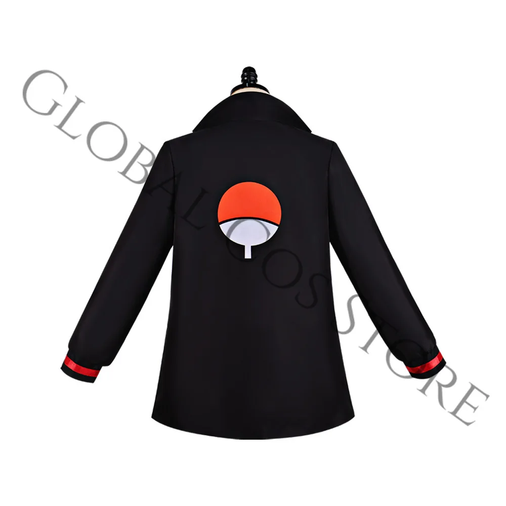 Anime Character Uchiha Sarada Cosplay Costume Black Tube Top Red Belt and Choker Props Set Battle Suit for Comic Con Dess Up view 6