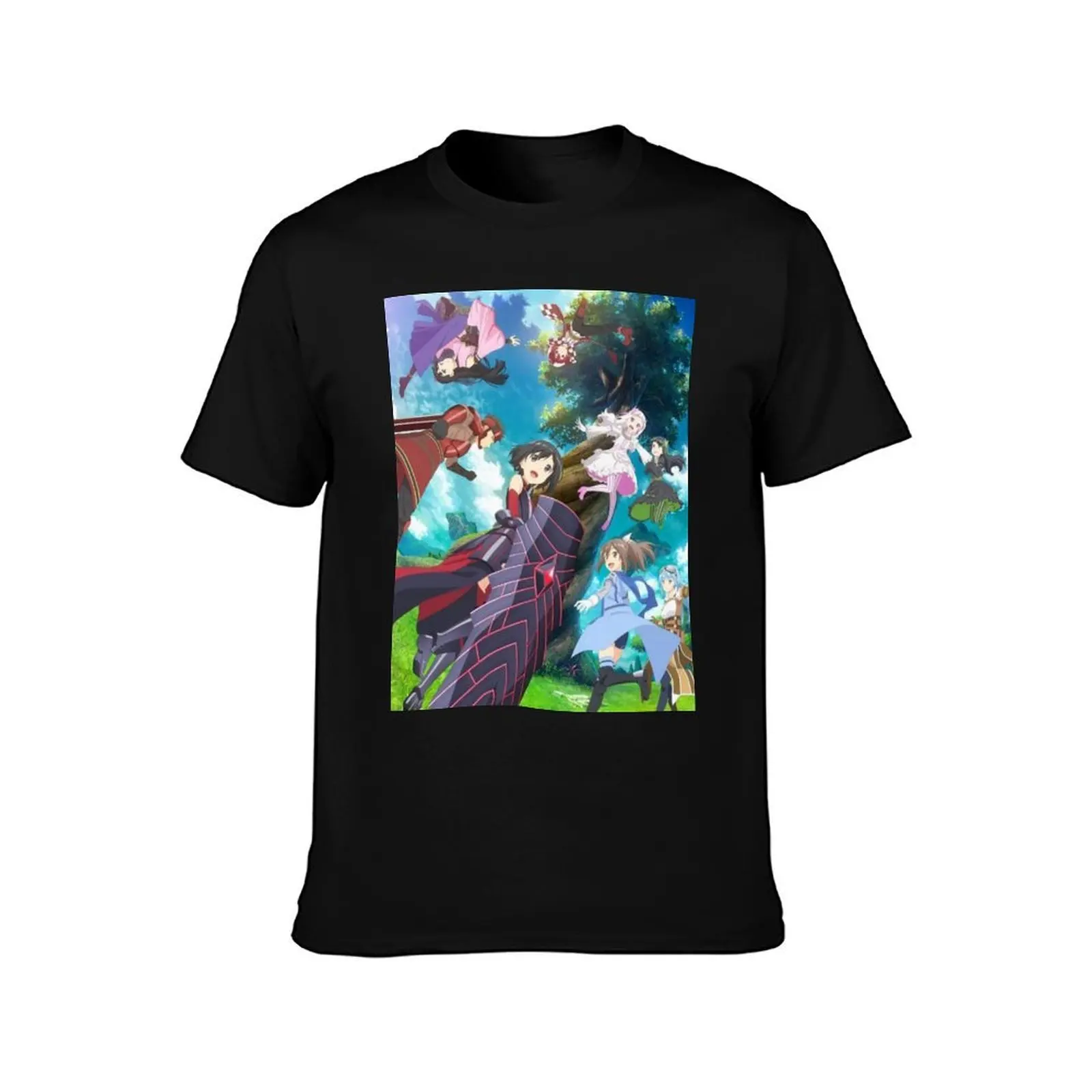 BOFURI: I Don't Want to Get Hurt, so I'll Max Out My Defense 3 T-Shirt Plus Size Basic Cotton T-Shirt