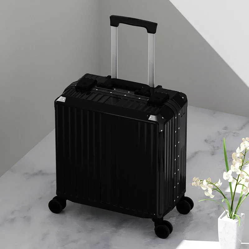 Imagem -05 - Universal Wheel Rolling Bagagem Bolsa Trolley Case Mala de Viagem Boarding Case Mini Caixa de Senha Novo Design 18 20