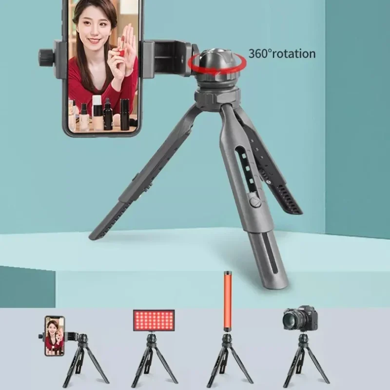 Portable Flexible Mini Tripod Stand For Projector Camera Mobile Phone Fill Light Desktop Tripod Holder Photography Accessories