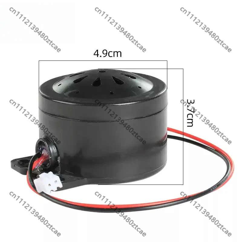 3W Small Voice Speaker With Customizable Wire Harness Plug For Burglar Alarm Reverse Parking Sensor GPS Navigation System