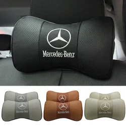 Car Neck Pillow Interior Seat Headrest Cushion For Mercedes Benz W164 W176 W177 W203 W204 W205 W210 W211 W212 W213 Accessories