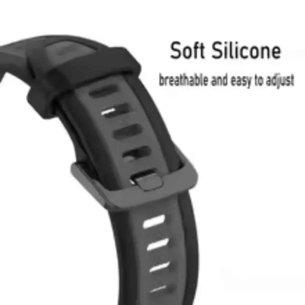 กีฬา 2 สีซิลิโคนอ่อนนุ่มสําหรับนาฬิกา Huawei Fit 3 4 Textured สบายสายรัดข้อมือสําหรับ Huawei Watch Fit 4 Pro สร้อยข้อมือ