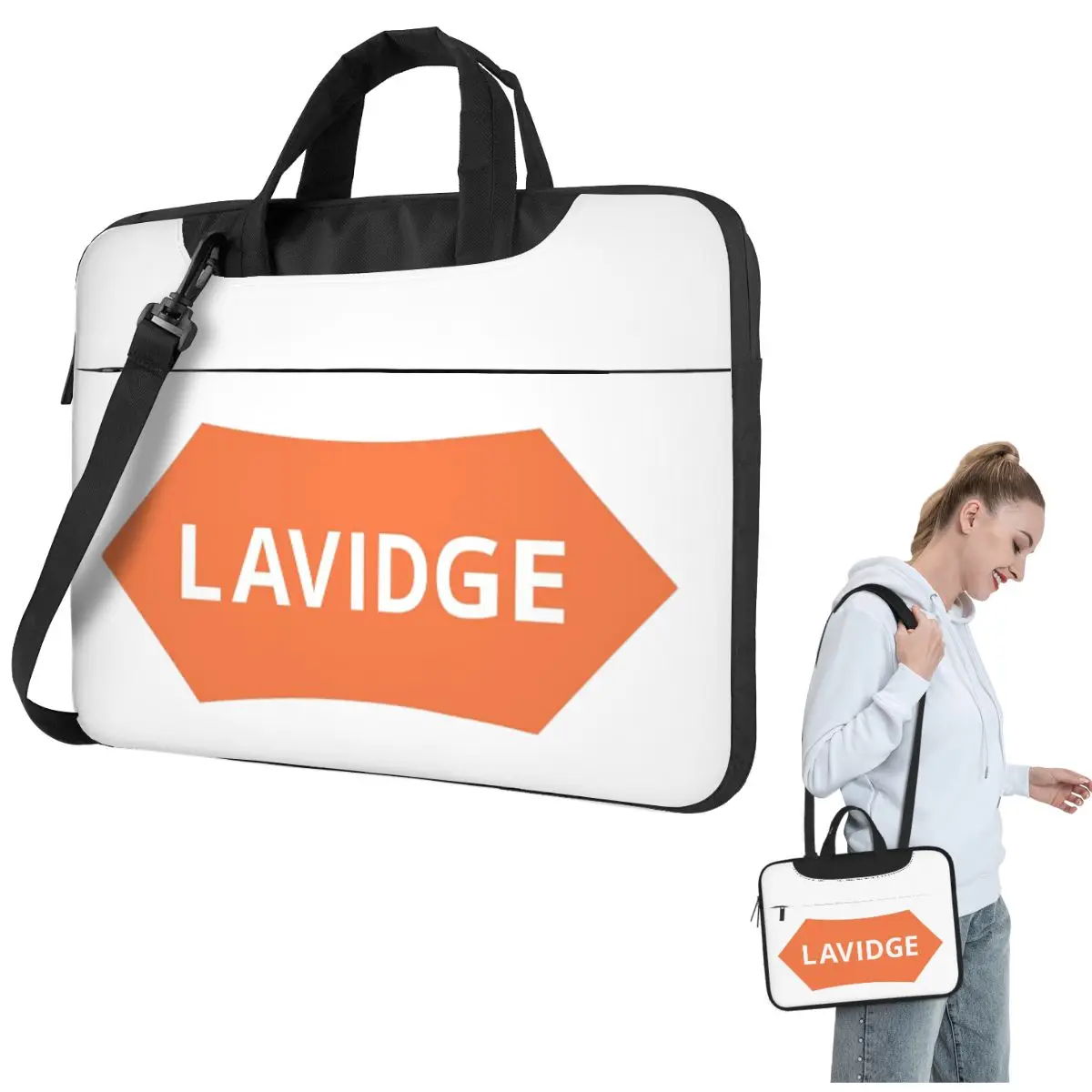 

LAVIDGE Shield - чехол для ноутбука, сумка через плечо для ноутбука, сумка для компьютера 13, 14, 15,6-дюймовая сумка для ноутбука Lenovo