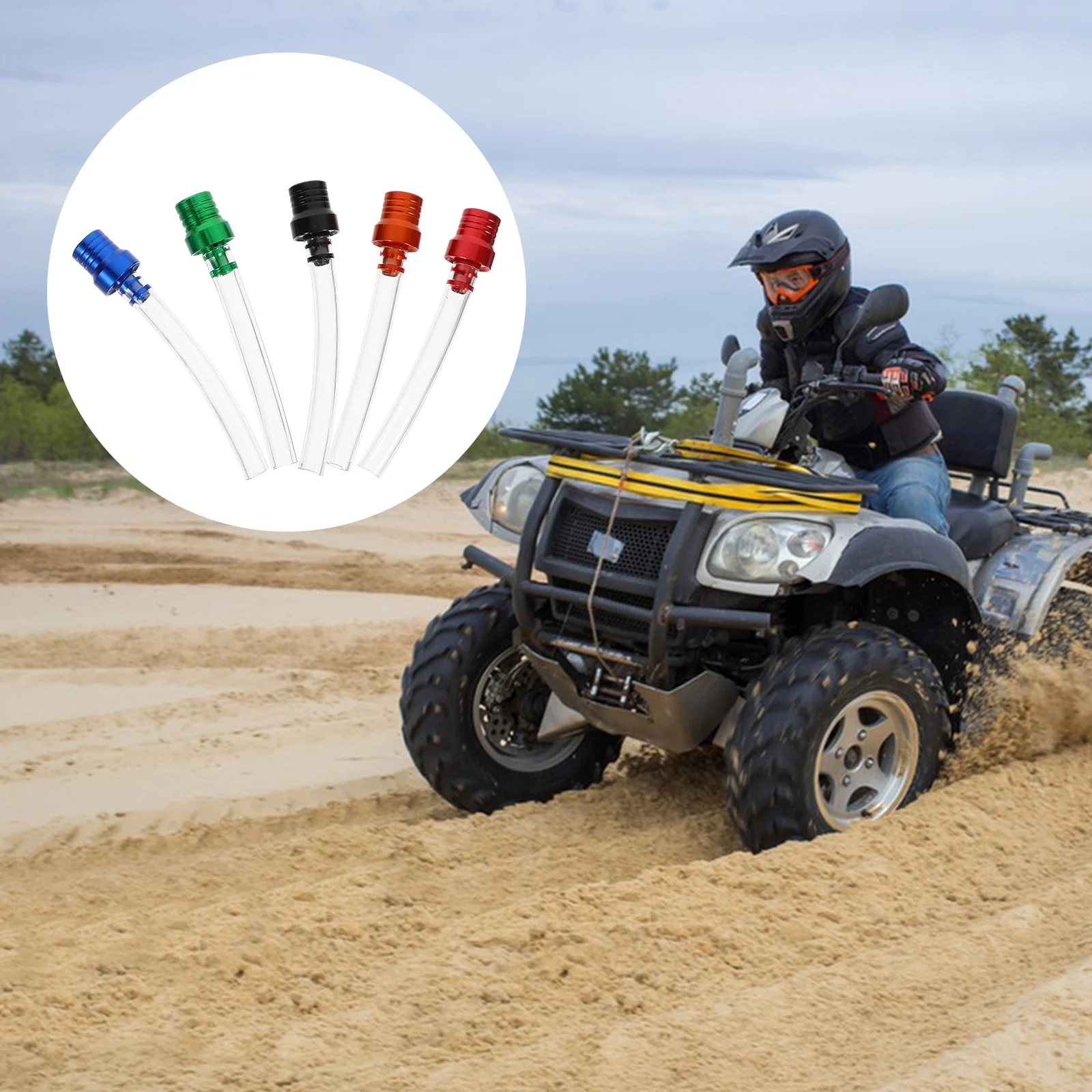 

5Pcs Atv Tank Breather Hose Durable Gas Fuel Caps Motorbike Accessories Motorcycle Gas Fuel Caps Motorcycle Tank Cap