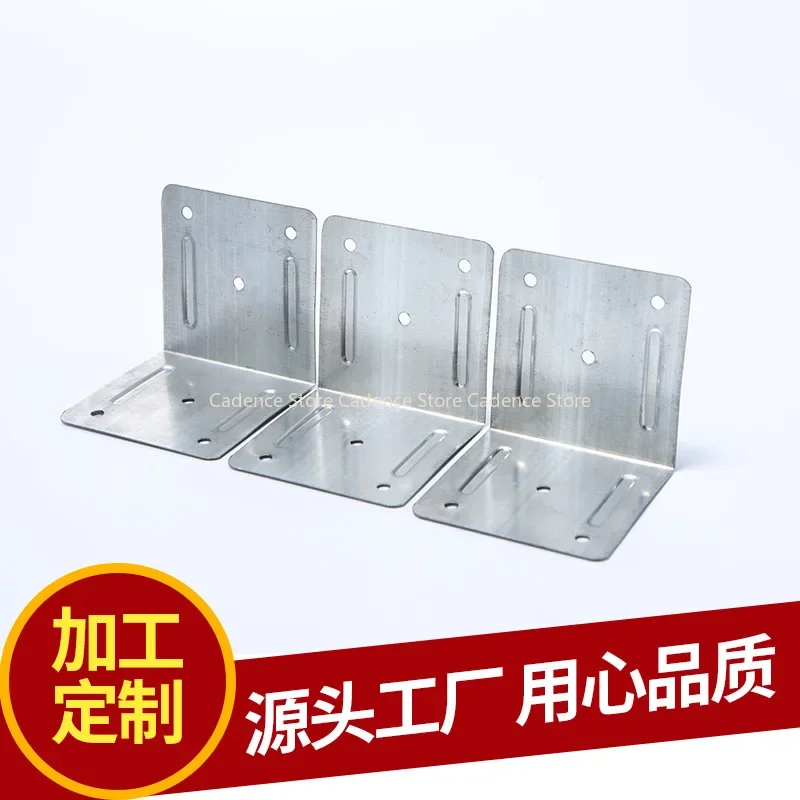 20pcs Brackets Flat Corner Brace Plates Metal Repair Stainless Steel Plates for Wood Fixing Connector Fixing Brackets Shelves