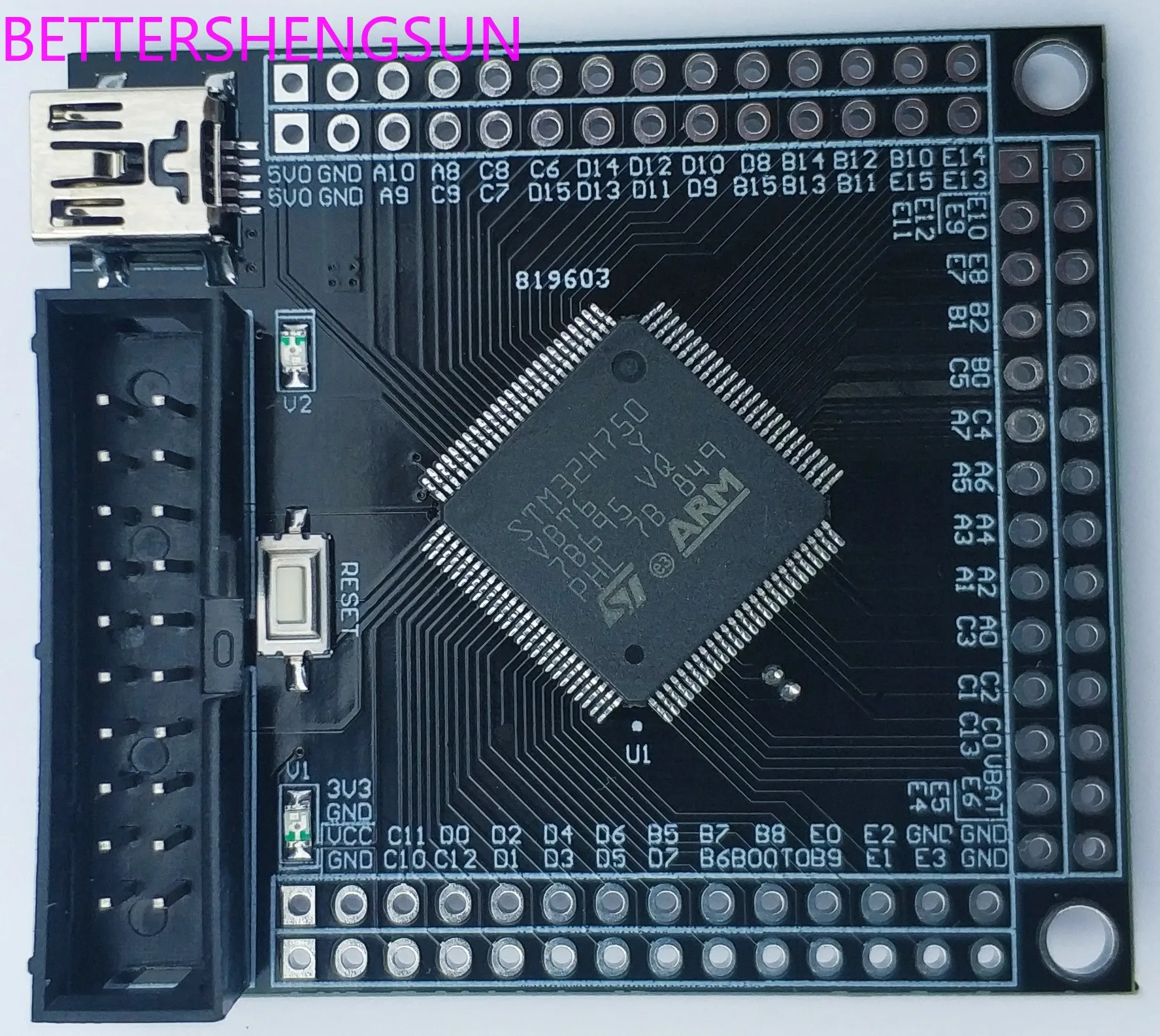 STM32H7  board STM32H743VIT6 H750VBT6 minimum system board core board adapter board