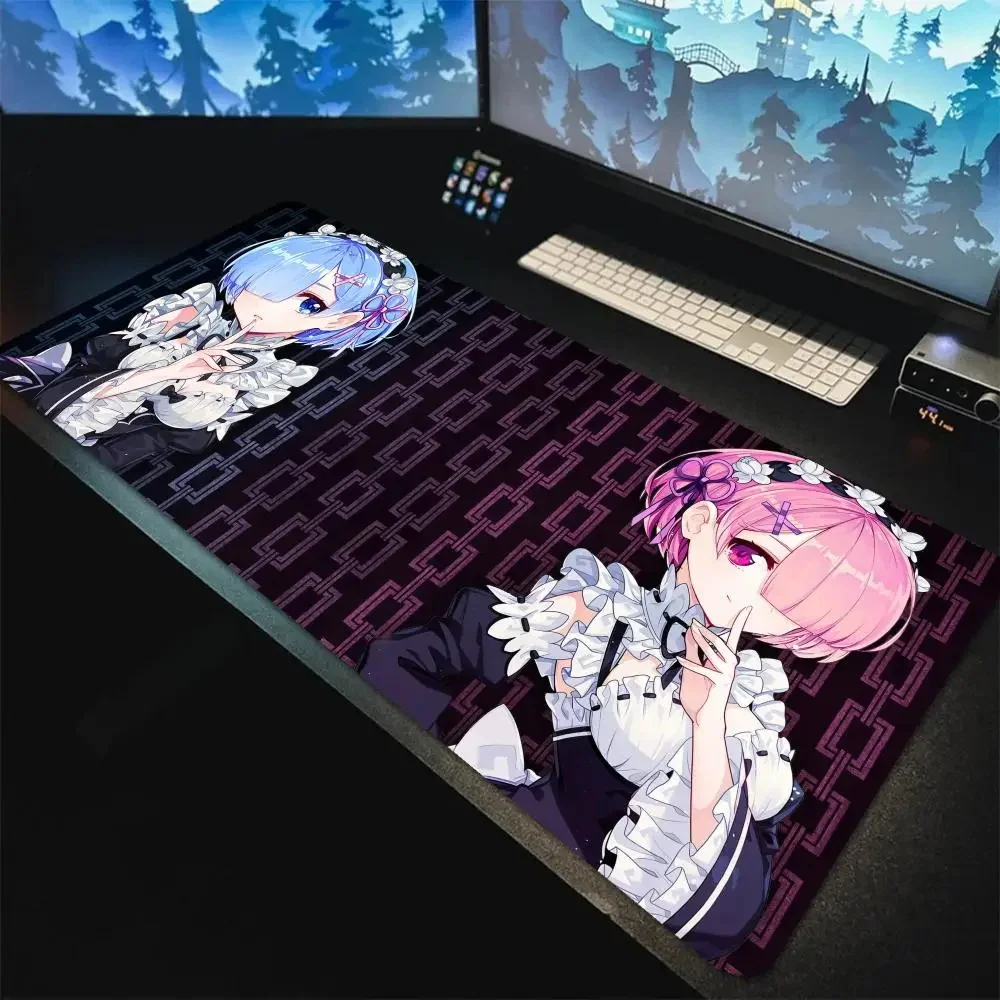 Hot R_re Z_zero Mouse Pad Durable Rubber Mousepad Size for Game Keyboard Pad for Gamer Computer Accessories Desk Protector