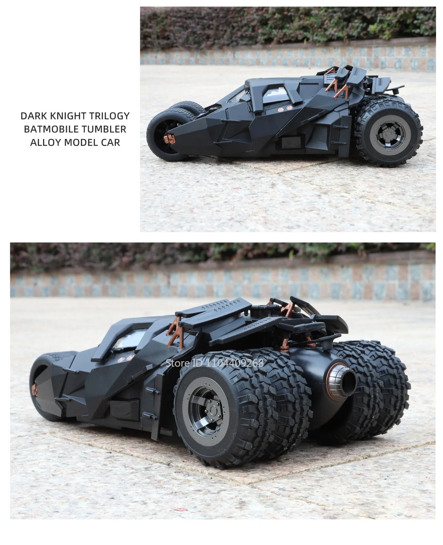 1:24 Batmobil Bolide Auto Modell Spielzeug Türen Geöffnet Stoßdämpfung Spray Sportwagen Modelle Sound Licht Spielzeug Geschenke für Jungen – Detail 15