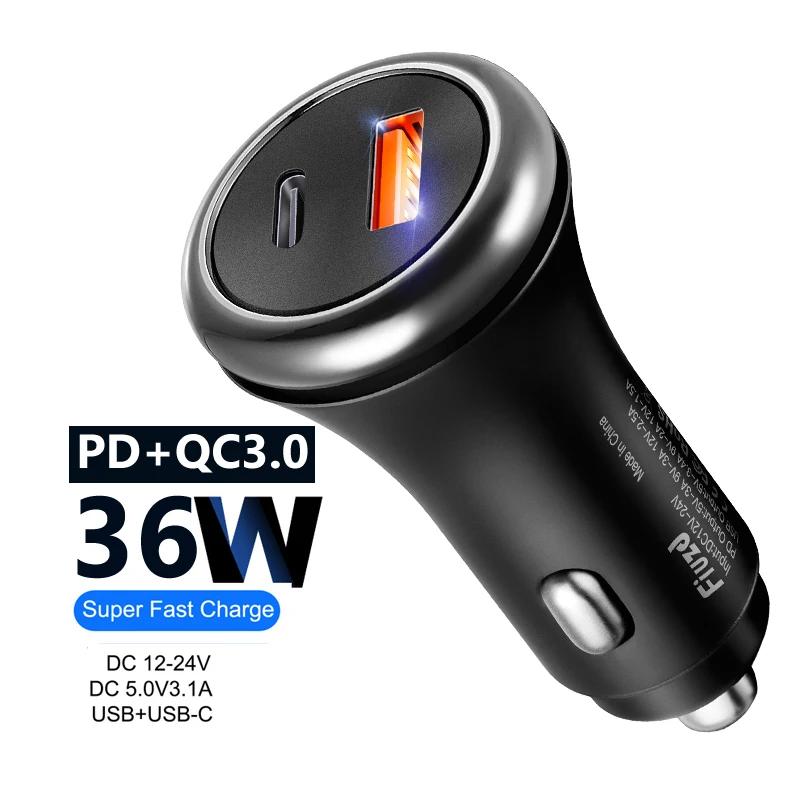 Car Charger for Cigarette Lighter in The Car Xiaomi Car Battery Charger Mobile Phone Charging