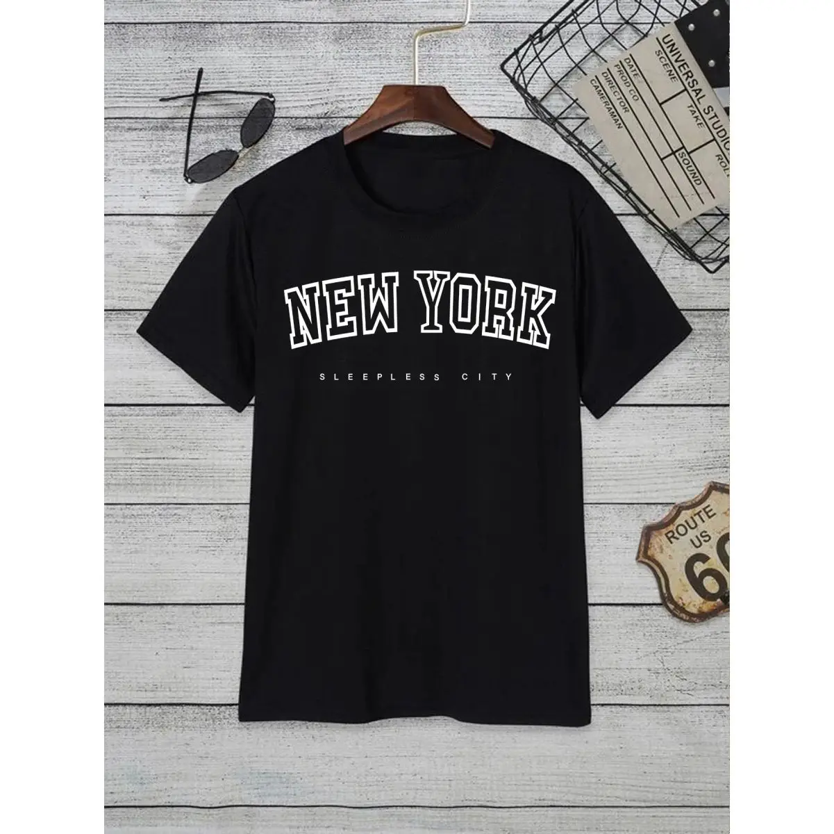 New York City Basic Streetwear Men's Shirt Sleepless