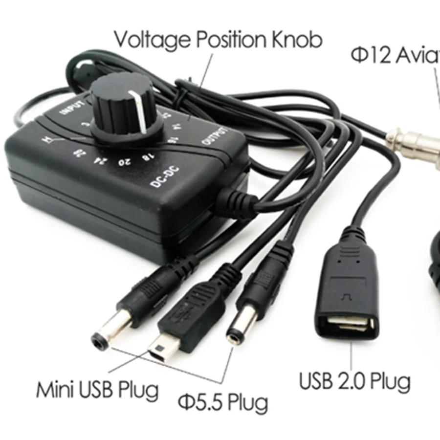 WAYHOOM 고품질 전압 조정기 3-28V 전자 조정 변압기 DC-DC 어댑터 변환기