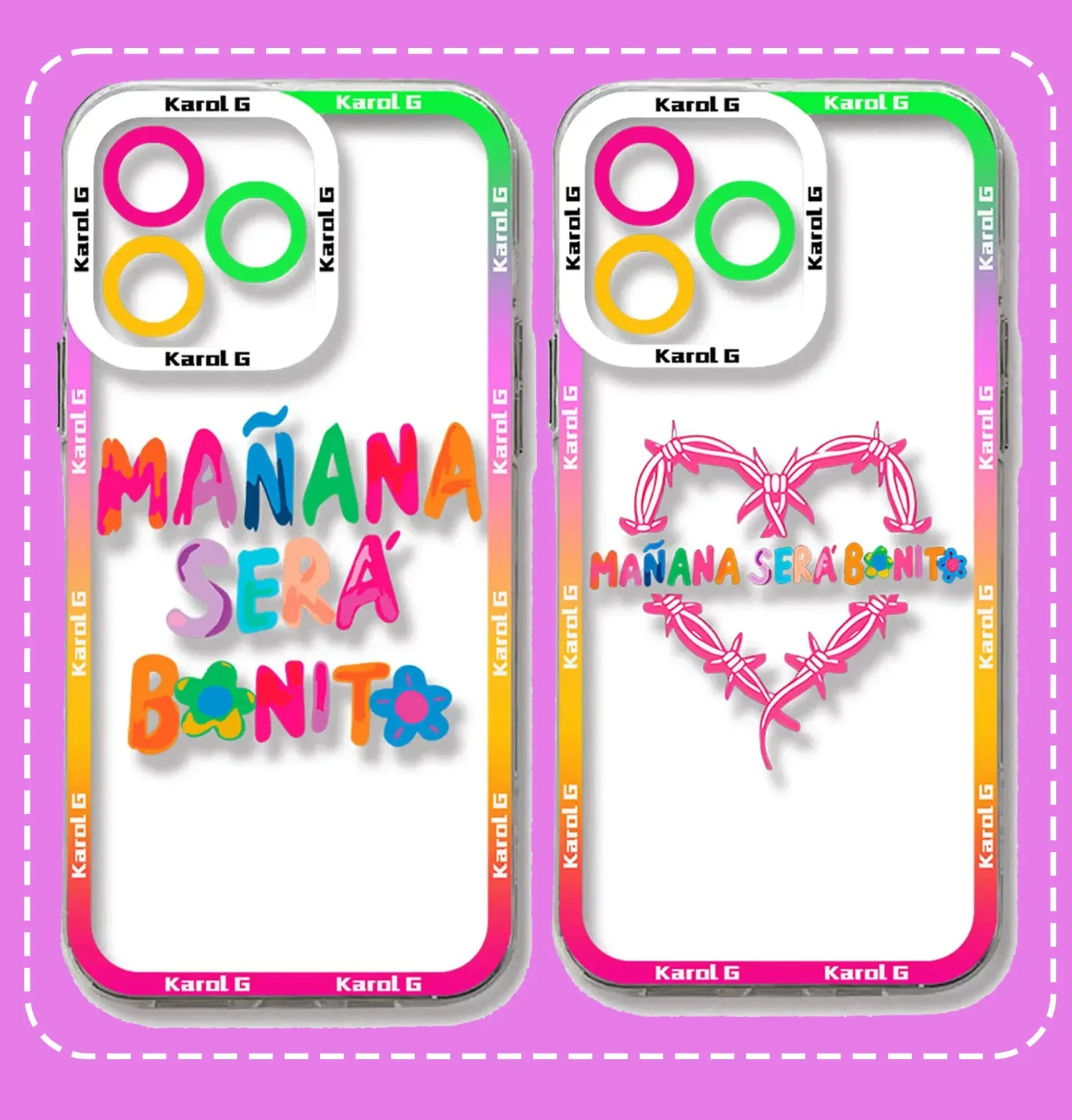 Fashion Karol G Manana Case For Samsung Galaxy A54 A34 A24 A14 A13 A53 A33 A73 A23 A05 A05S A72 A52 A52S A32 A22 A12 A51 A71 TPU