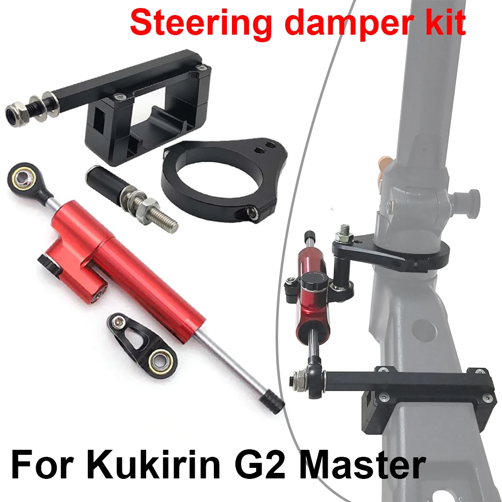 

For Scooter Kukirin G2 Master Stabilizer Steering Damper Mounting Electric Scooter Modification Bracket Refuse Handlebar Swing