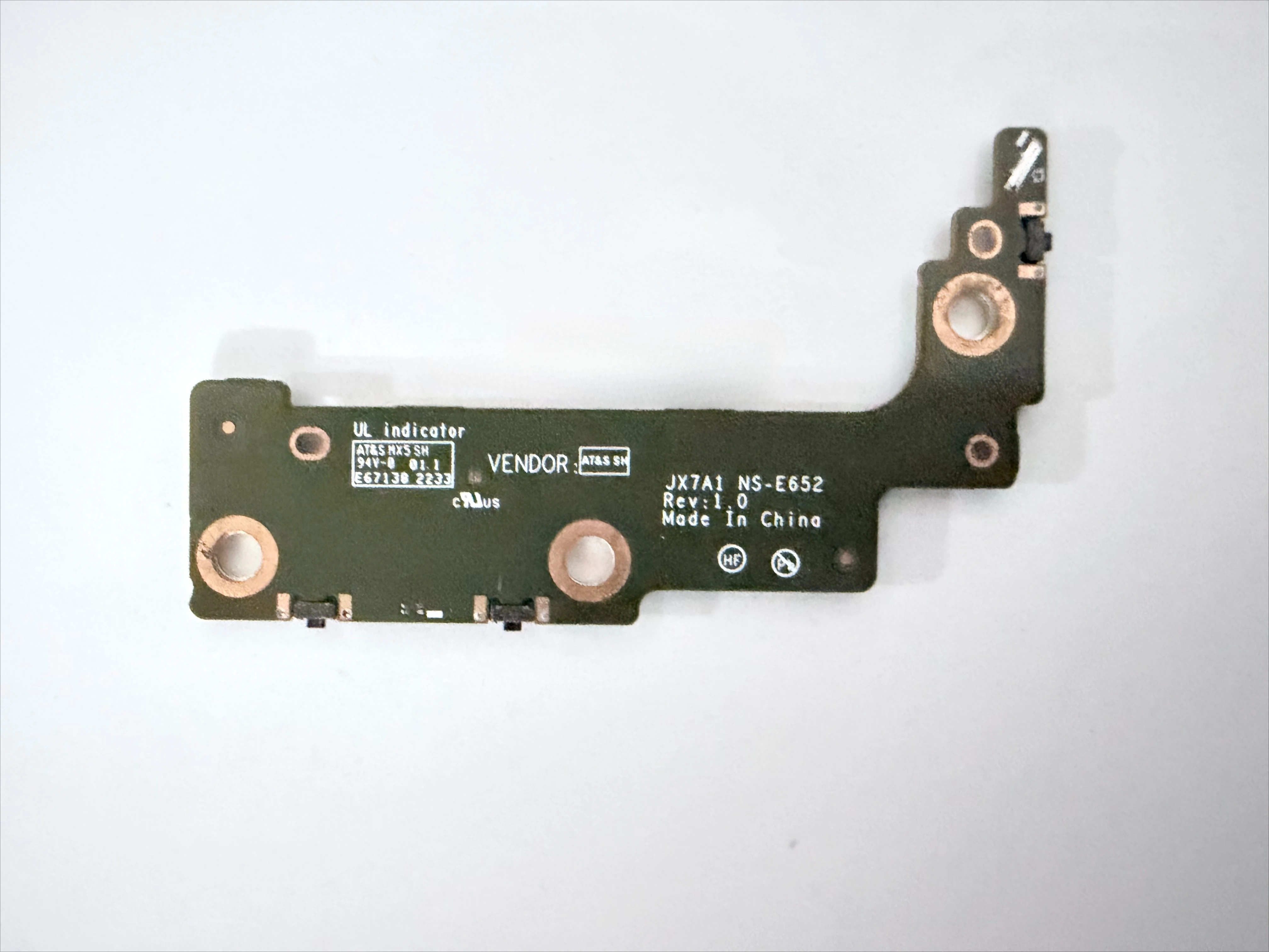 For Lenovo X1 Fold 16 Gen 1 NS-E652 5M10X63687 Switch Board, Volume Switch