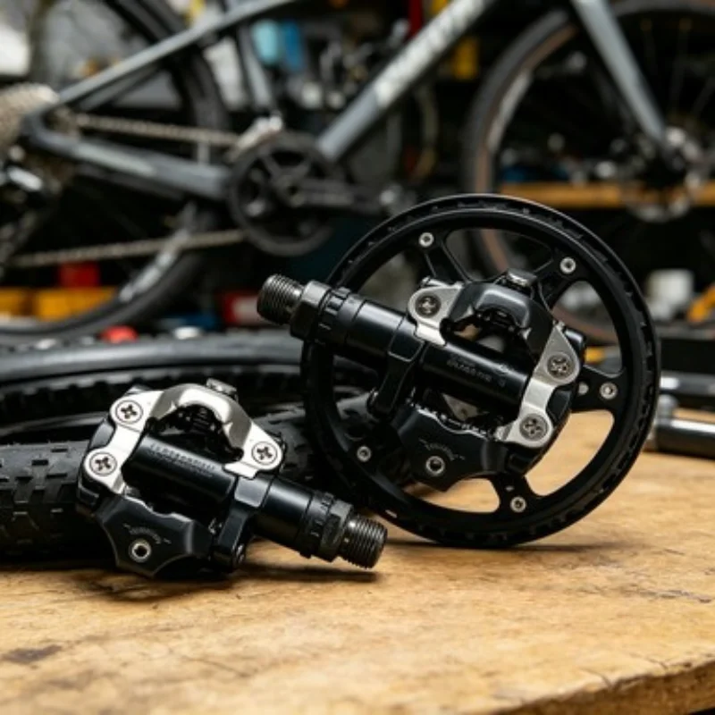 SHIMANO с комплектом шипов SM-SH51, подшипниками PD-M520/M540, запчасти для горного велосипеда, педали SPD PD-M520 PD-M540, самоблокирующиеся педали.