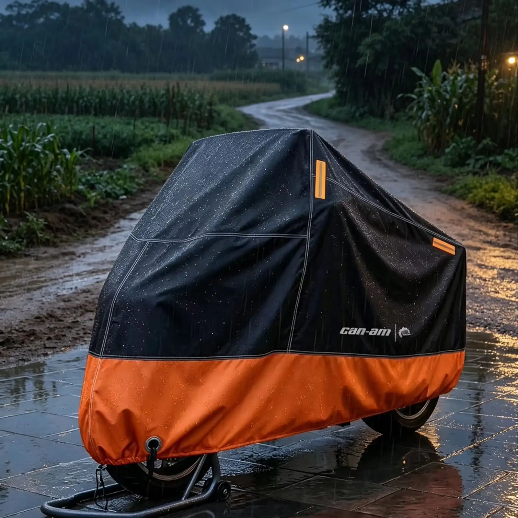 

Водонепроницаемый и солнцезащитный чехол для мотоцикла – водонепроницаемый утолщенный полиэстеровый тент с защитой от ультрафиолета для BRP Can-Am