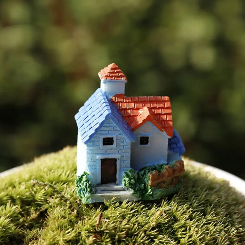 Woodland Cute House Castle Villa Terrarium Fairy Garden Decoration Figurines Ornaments Miniature