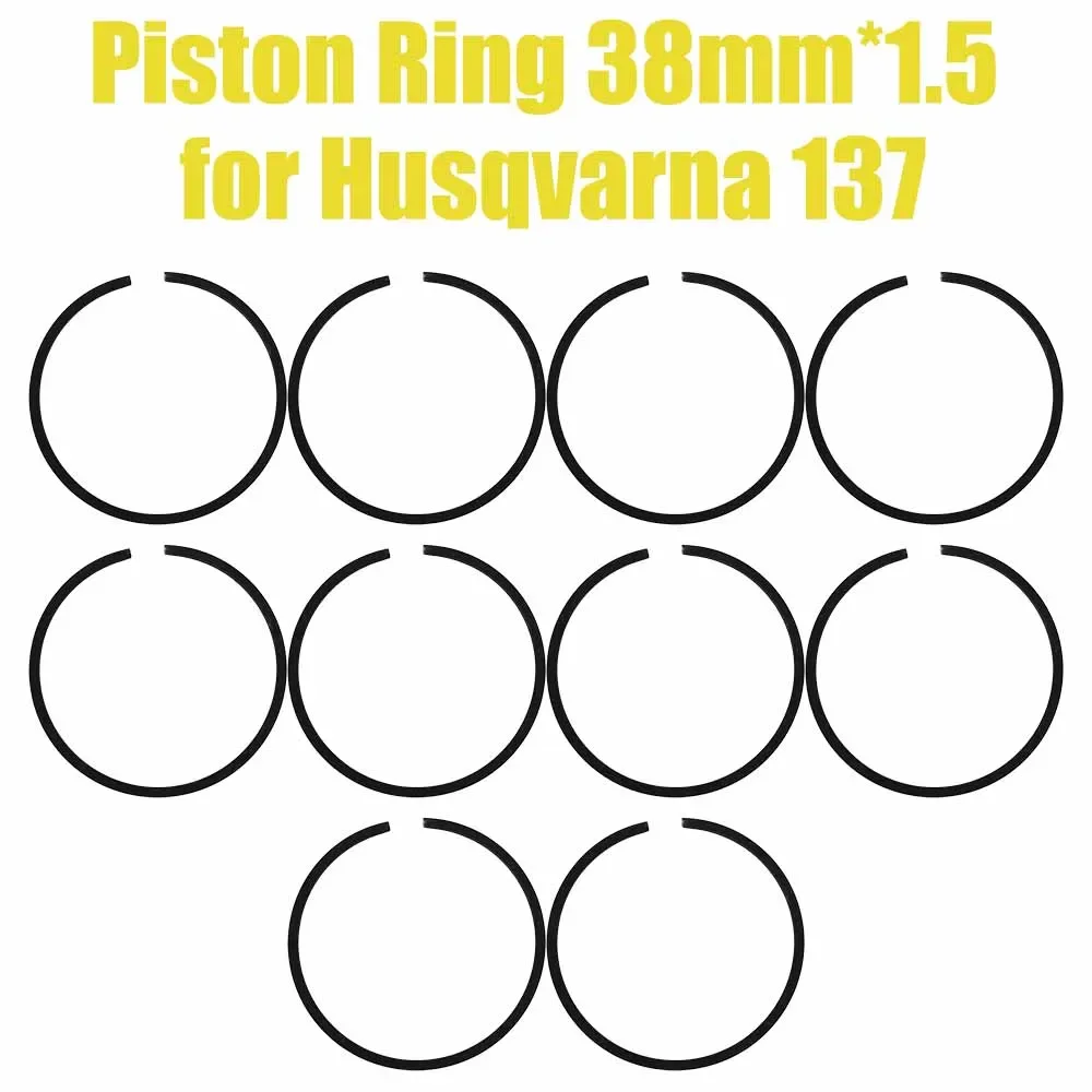 10pcs/lot 38mm x 1.5mm Piston Ring For Stihl FS150 FS151 FS220 FS350 Brush Cutter For Husqvarna 36 41 136 136LE 137 137E