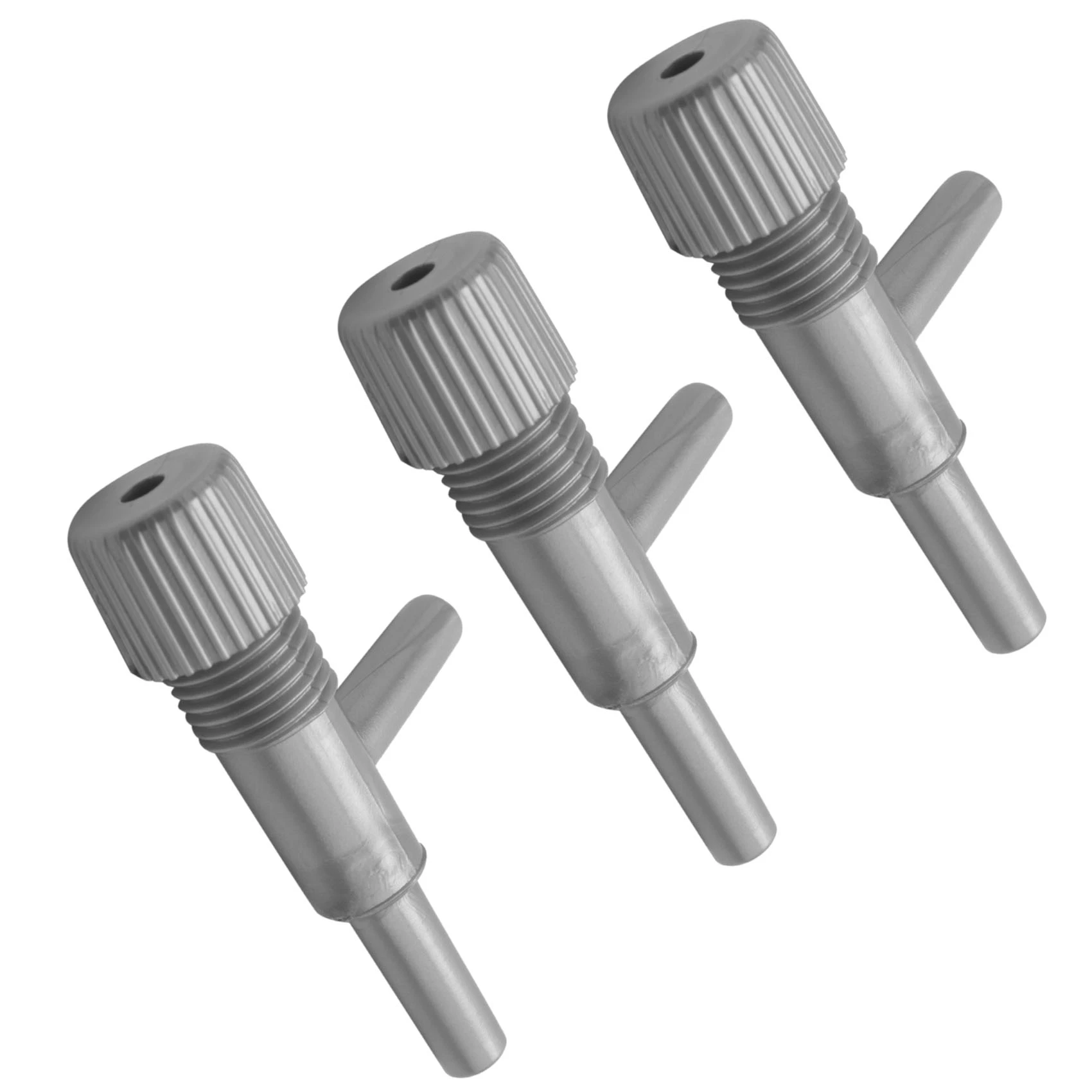 AT77 Аквариумные рыбы Кислород Воздушная линия Клапан регулирования потока 20 шт Серый