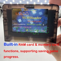 SAROO-cartucho lector de juegos SS HDloader, tarjeta de lectura rápida, compatible con SD, TF, Menory, juegos sin CD para Sega Saturn, nuevo