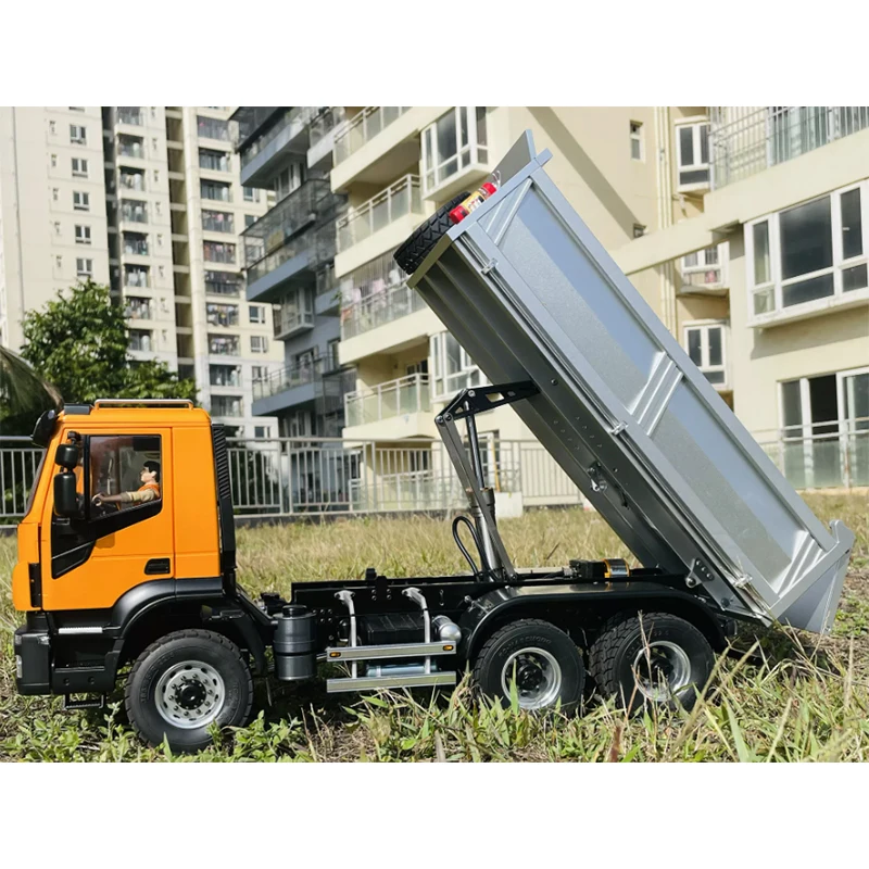 RC 1/14 Ersatzteile Metalleimer für Tamiya Hydraulik-Muldenkipper für SCANIA MAN VOLVO Muldenkipper DIY-Teile – Detail 5