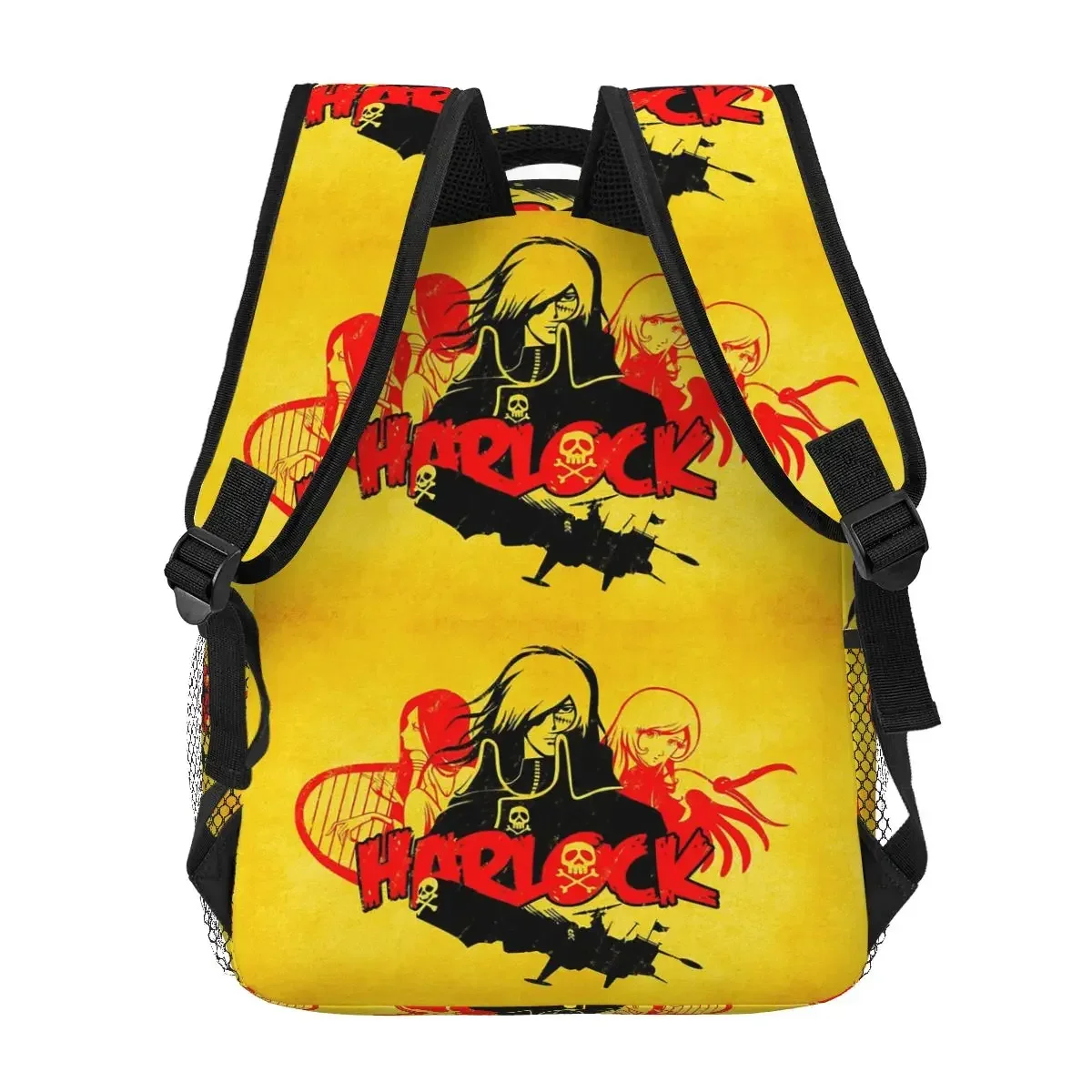 Custom Bag Space Pirate Captain Harlock Backpack Student Boys Girls BookBag Kids School Bag Computer Shoulder Bags For Men Wome