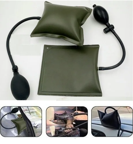 Bomba de aire, cojín de cuña, instalación de reparación de ventana de puerta de coche, posicionamiento, cuña de aire automática, bloqueo de Airbag, juego de selección, abridor, herramienta de desbloqueo