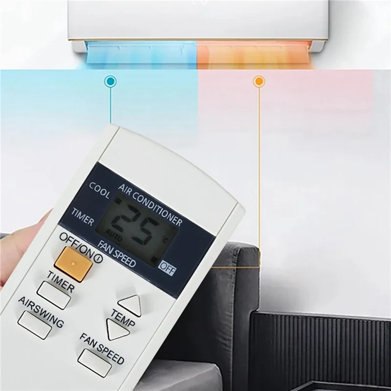 3X A75C3740 télécommande pour climatiseur Panasonic A75C3740 A75C3733 remplacement de télécommande anglaise-TCES