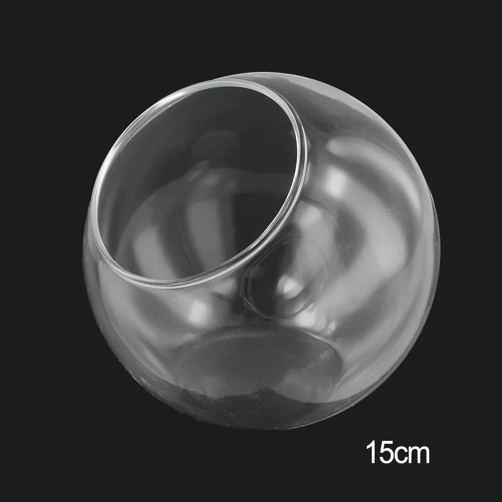 

Clear Bauble Ball Glass Terrarium Single Piece Pack Open Mouth Design Open Mouth Glass Vase Party Centerpiece For Weddings