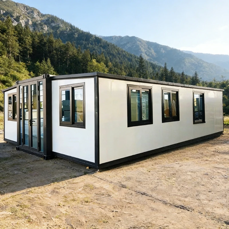 20ft/40ft Expandable Container House Prefabricated and Customizable 1-3 Bedroom Residential Units Kitchen and Bathroom Included