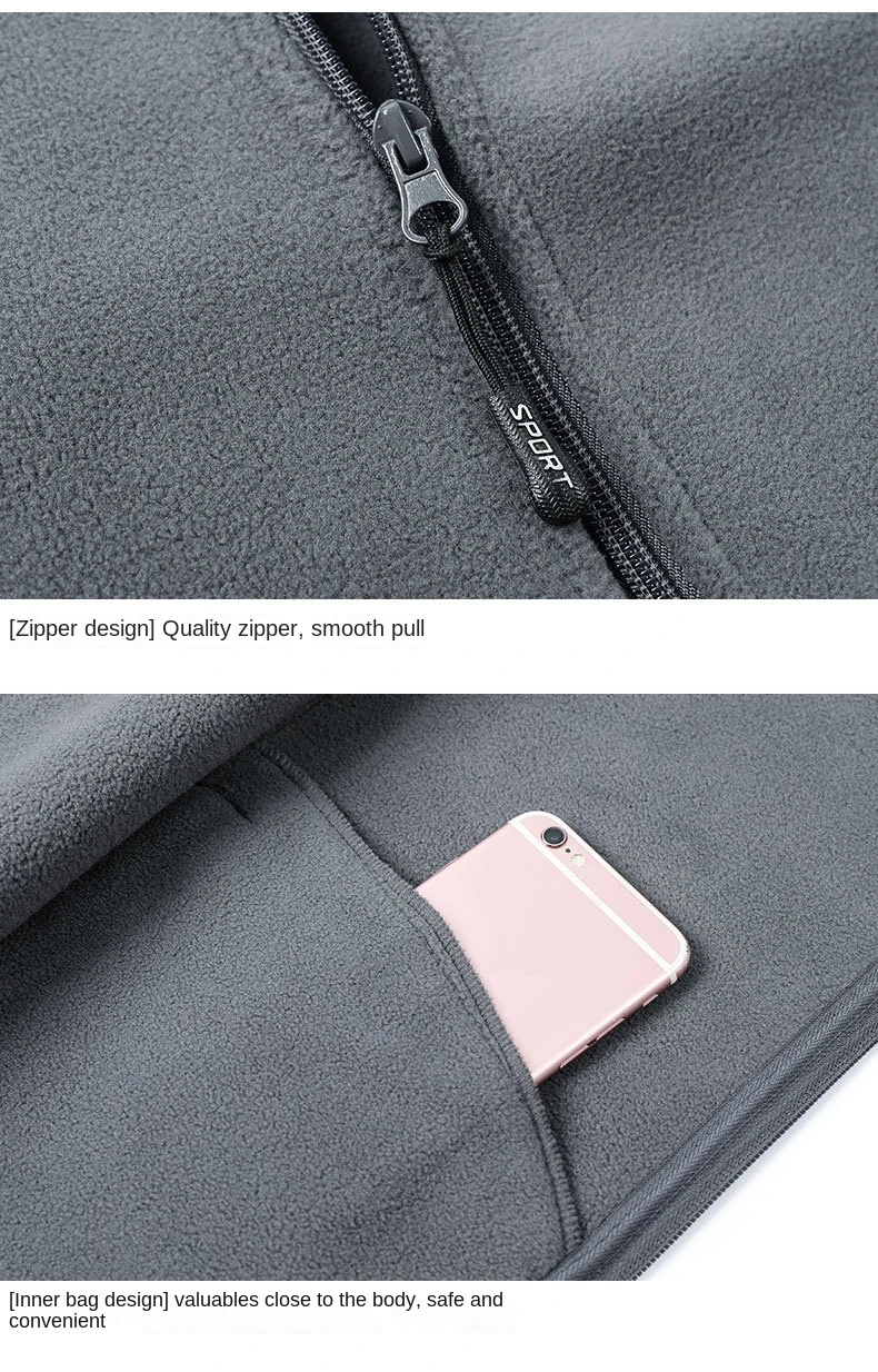 Herbst mode plus Größe männlich warme Weste Fleece Weste Herren Lamm Kaschmir warm ärmellosen Mantel Männer Marke Kleidung Winter weste – Detail 19