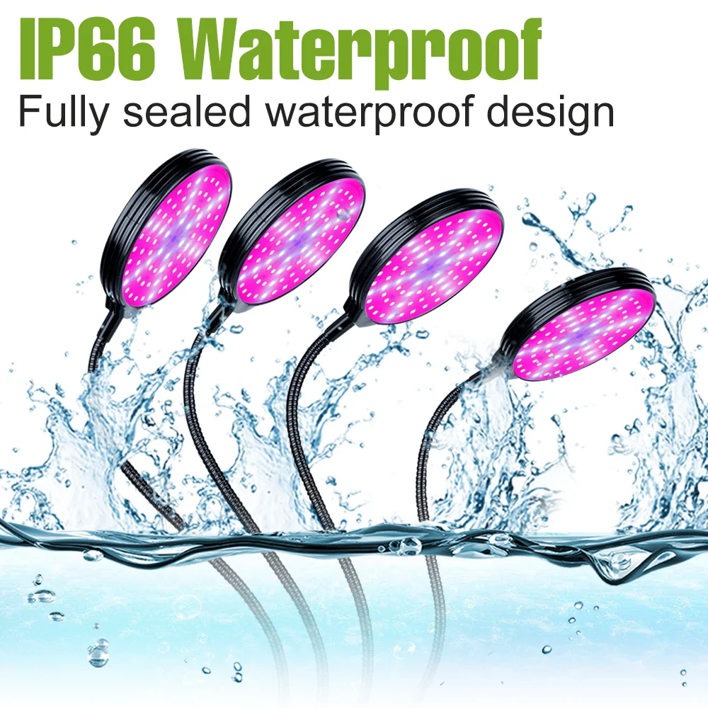 USB LED مصباح النبات الزراعة المائية تزايد أضواء الطيف الكامل داخلي زهرة الخضروات تنمو صندوق زراعة مصباح نباتي مع توقيت
