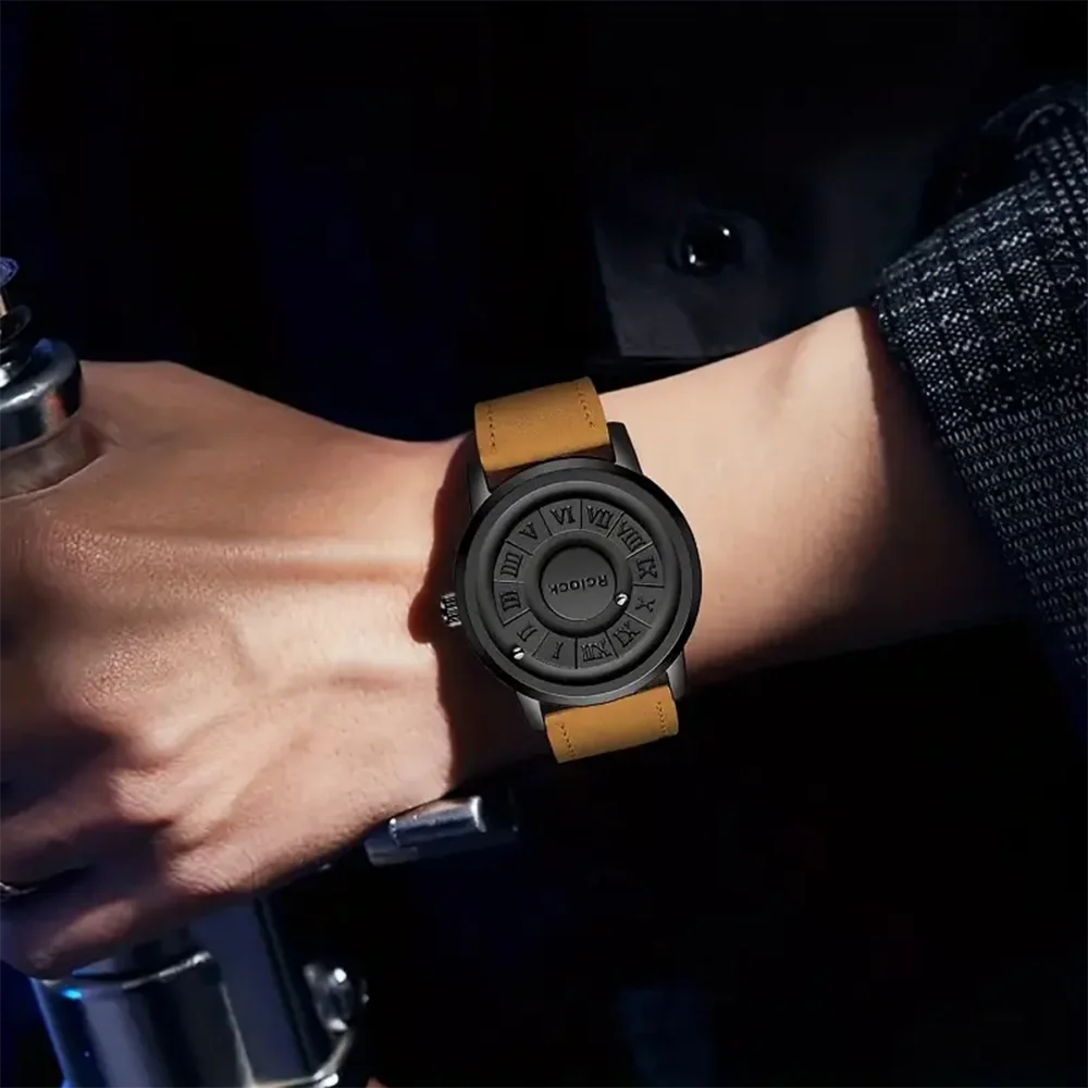 Nieuw stijl quartz herenhorloge, exotisch ontwerp, een modieus en casual quartz herenhorloge, vakantiecadeaus