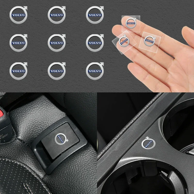

1/2/5/10pcs Car Sticker Steering Wheel Interior Sticker For Volvo Rdesign XC60 XC90 XC40 V50 V60 V40 EX30 S60 C30 V70 S90 AWD
