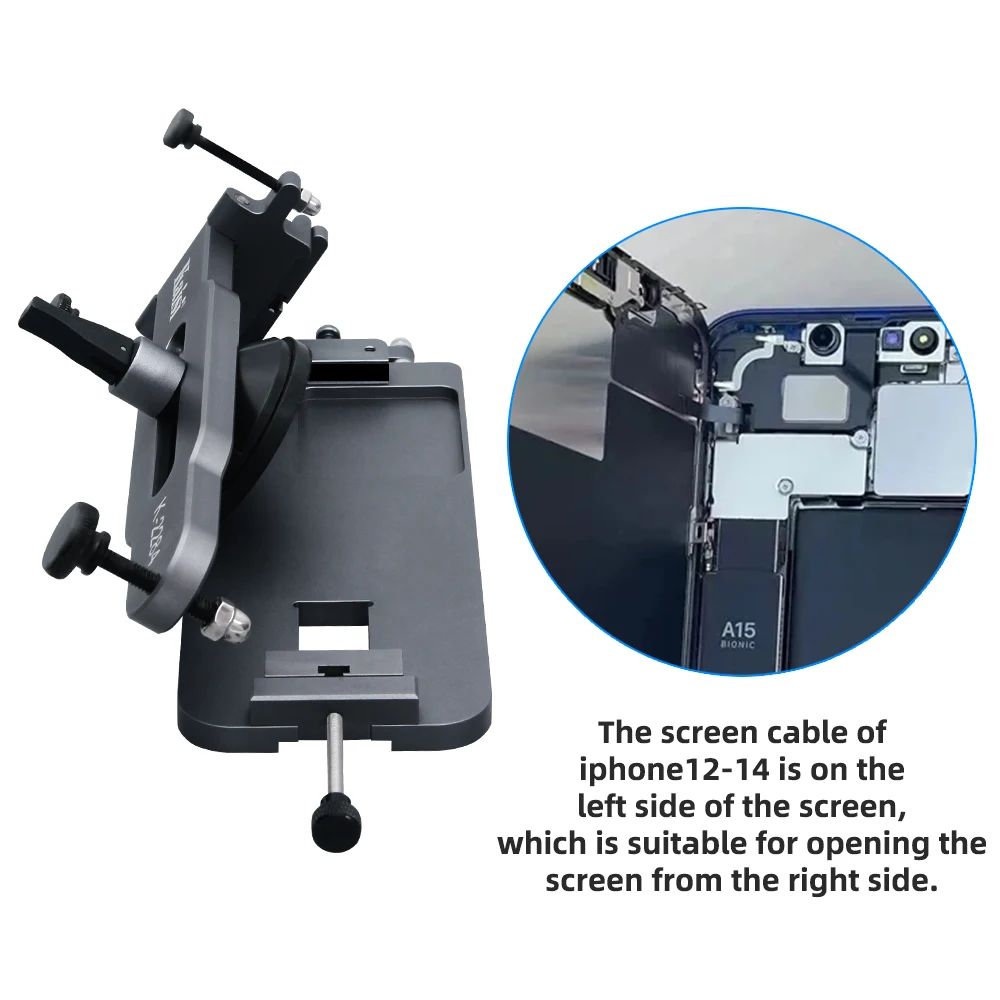 K-2284 Free-heat Universal Mobile Phone LCD Screen Opener potente ventosa regolabile per strumenti di riparazione dello schermo LCD Spearator
