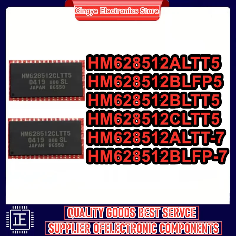 

10 шт. HM628512BLTT5 HM628512ALTT5 HM628512BLFP5 HM628512CLTT5 HM628512ALTT-7 HM628512BLFP-7 IC-чипы в наличии