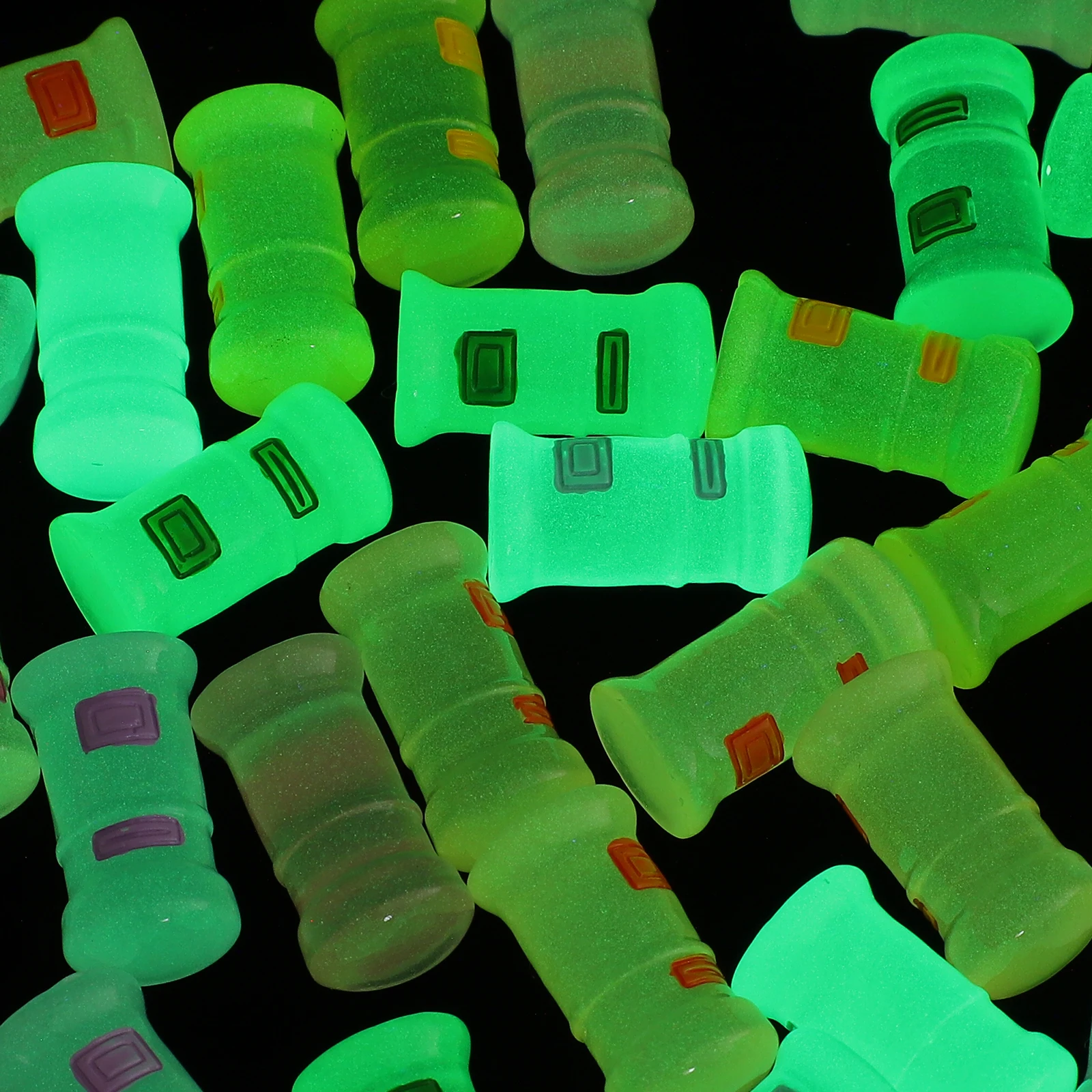 

30 Pcs Luminous Mailbox Decoration Ornament Decorations Small Miniature Figurine