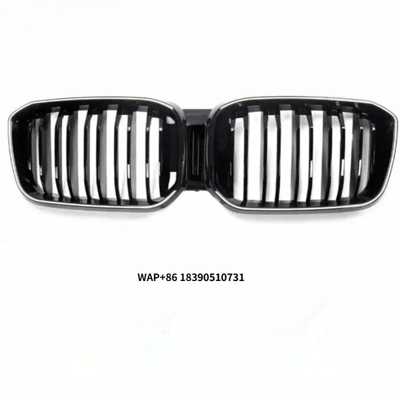

Car Styling Middle Grille for X3M X4M F97 F98 2020-2024 LED Plastic Front Bumper Grill Auto Center Grille Vertical bar