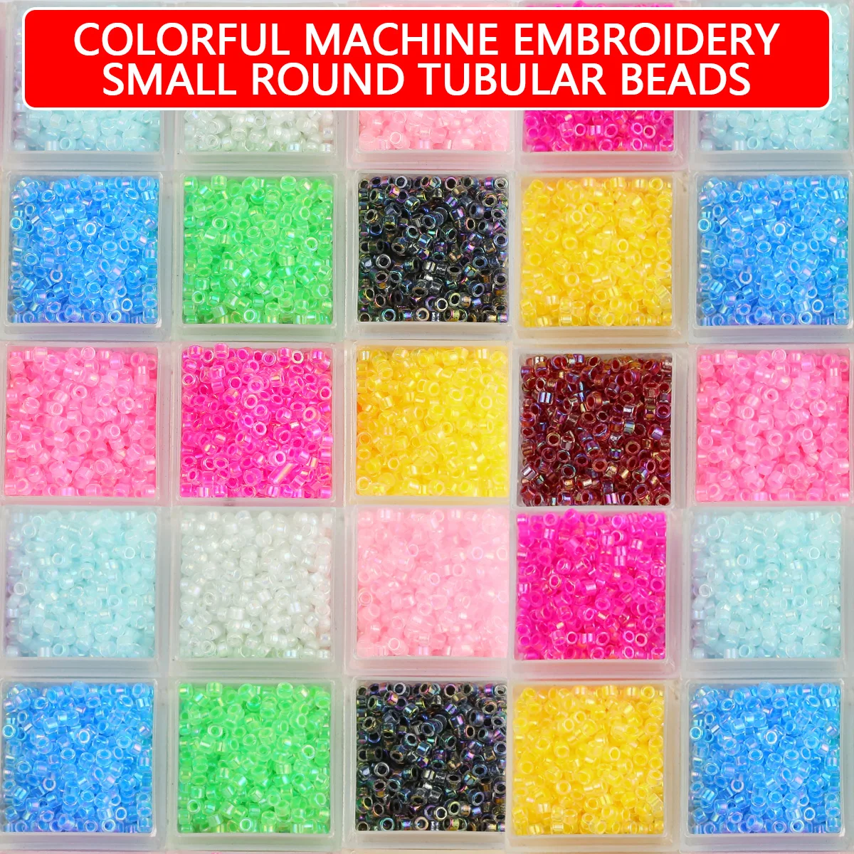 2.5mm Glass Bead Dyeing Machine for Multi-Color Handmade DIY Jewelry Making Beading Loose Beads Bracelets Necklaces Accessories