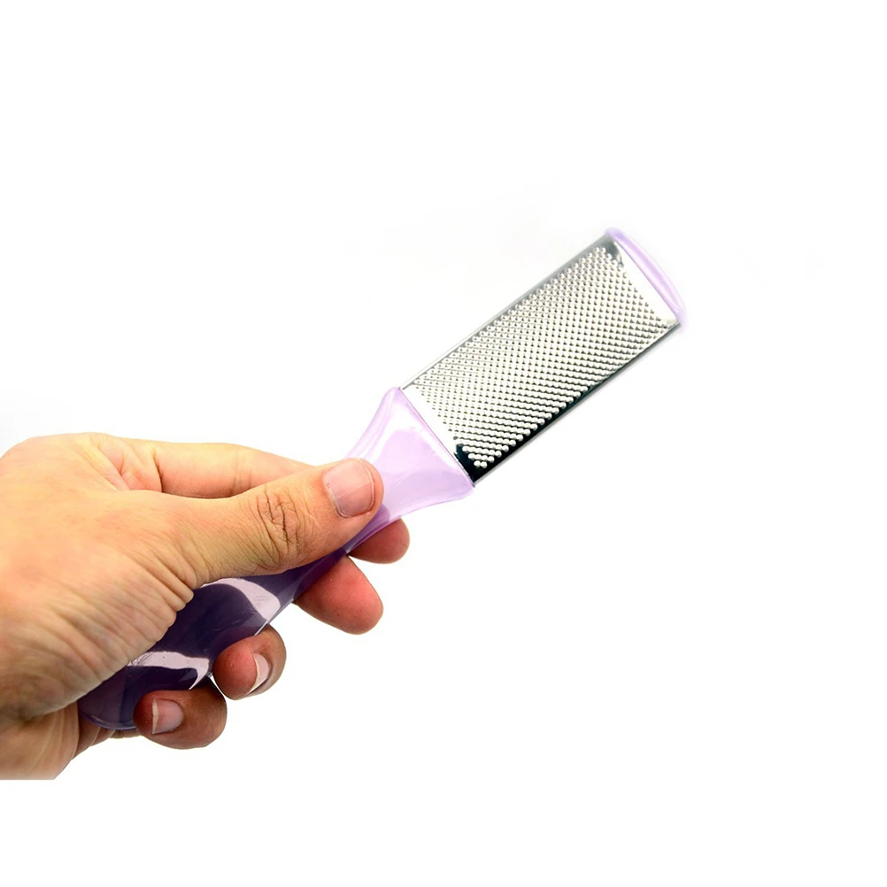 

2PCS Foot Rubbing Board Double Side File Stainless Steel Mesh Sandpaper Pedicure Tools Rasp Files for Feet Callus Removal Nail