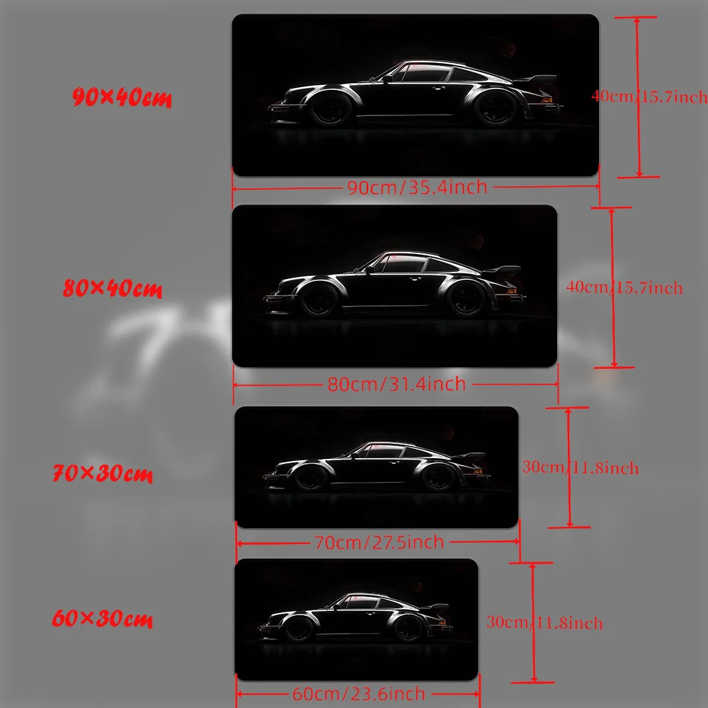 

Black Car HD Print Mouse Pad Desktop Multi-function XXL Mousepad Keyboard Gaming Pads Office Computer PC Gamer Laptop Desk Mat