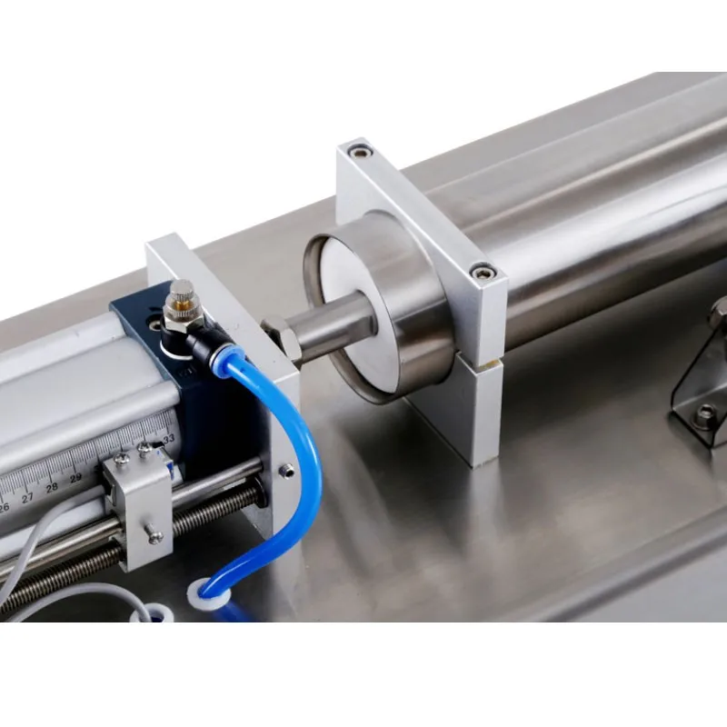 Vloeistofvulmachine Zuigervuller Water Essentiële olie Pneumatische melksapolie Semi-automatische sausapparaat Luchtcompressor nodig